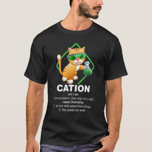 Süße Katze Chemie Chemiker Experiment Labor C T-Shirt