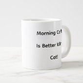 Süße Katze Foto Jumbo-Tasse (Vorderseite Rechts)