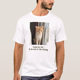 Süße Katze, Foto und Name anpassbar, lustiger Text T-Shirt
