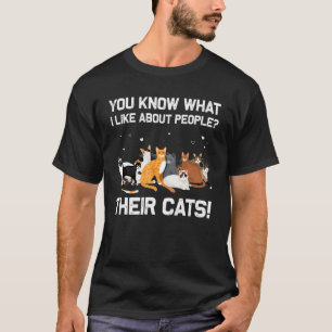 Süße Katze für Männer Frauen Kinder Katzenliebhabe T-Shirt