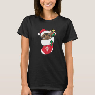 Süße Katze für Weihnachtskatze 10 T-Shirt