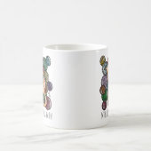Süße Katze Garn Himmel Strickwolle Stricker Kaffeetasse (Mittel)