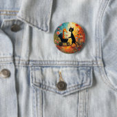 Süße Katze Giraffe Knopf Button (Beispiel)