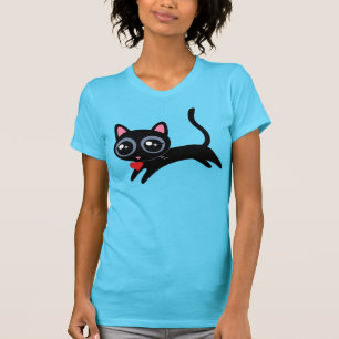 Süße Katze Herzensdieb Niedliches Geschenk für Mäd T-Shirt