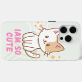 süße Katze ich bin so süß Case-Mate iPhone Hülle (Rückseite (Horizontal))