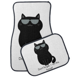 Süße Katze - Ich leite dieses Haus jetzt! Autofußmatte