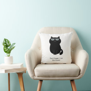 Süße Katze - Ich leite dieses Haus jetzt! Kissen