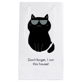 Süße Katze - Ich leite dieses Haus jetzt! Kleine Geschenktüte
