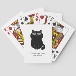 Süße Katze - Ich leite dieses Haus jetzt! Spielkarten