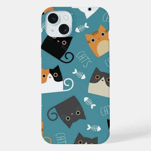 SÜßE KATZE iPhone HÜLLE (Rückseite)