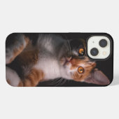 Süße Katze iPhone Hülle (Rückseite (Horizontal))