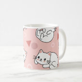 Süße Katze Kaffeetasse (VorderseiteRechts)