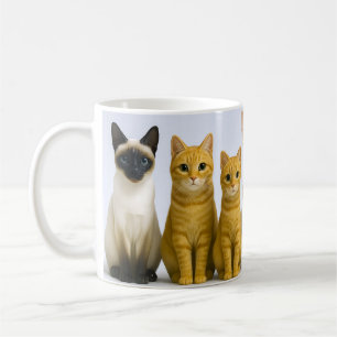 Süße Katze Kaffeetasse