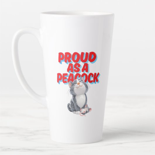 Süße Katze Milchtasse (Links)