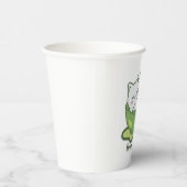 Süße Katze mit Matcha-Getränk Pappbecher (Rechts)