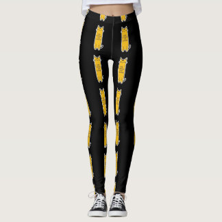 Süße Katze mit Schnurrhaar-Wärme Minimalistisches Leggings