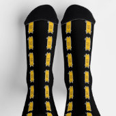Süße Katze mit Schnurrhaar-Wärme Minimalistisches  Socken (Oben)