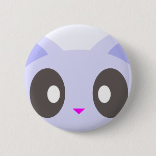 süße Katze Nahaufnahme Button