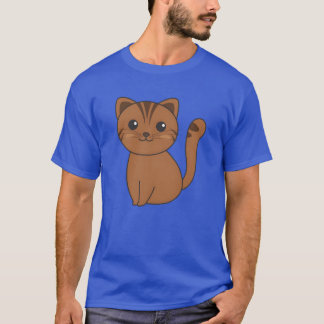 Süße Katze niedlich Manga Anime Katzen Junge T-Shirt