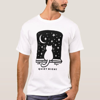 Süße Katze Niedrige Energie T-Shirt Kawaii Gemütli