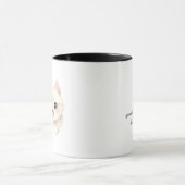 Süße Katze Personalisierter Text Tasse (Zentrum)