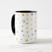 Süße Katze Pfoten Tasse (Vorderseite Links)