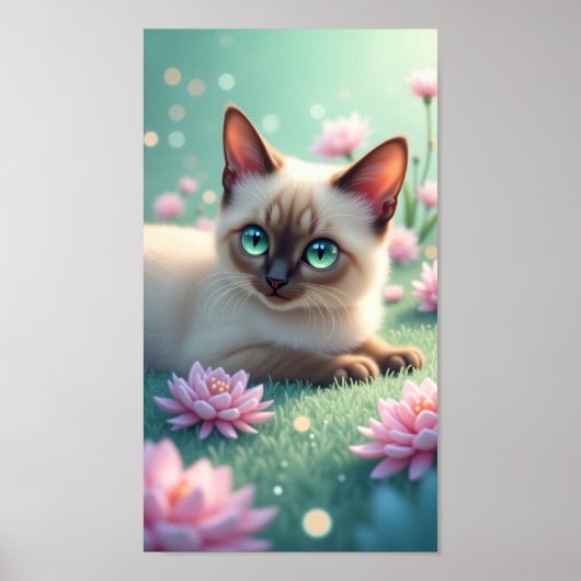 Süße Katze Poster (Vorne)