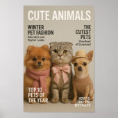 süße Katze Poster (Vorne)