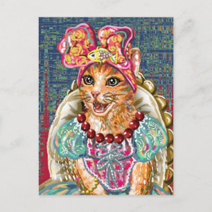 Süße Katze Postkarte