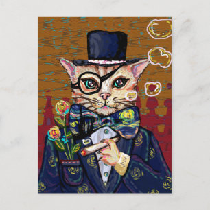 Süße Katze Postkarte