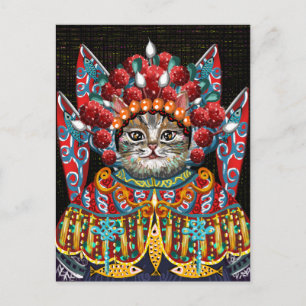 Süße Katze Postkarte