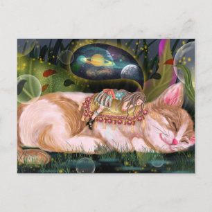Süße Katze Postkarte