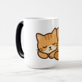 Süße Katze schlafende Tasse (Vorderseite Links)