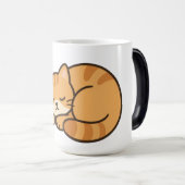 Süße Katze schlafende Tasse (VorderseiteRechts)