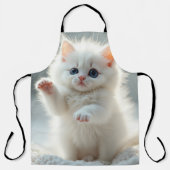 Süße Katze Schürze (Vorderseite)
