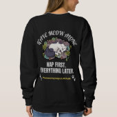 Süße Katze Sweatshirt (Rückseite)