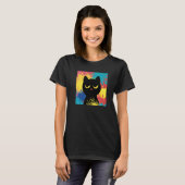 Süße Katze T-Shirt (Vorne ganz)