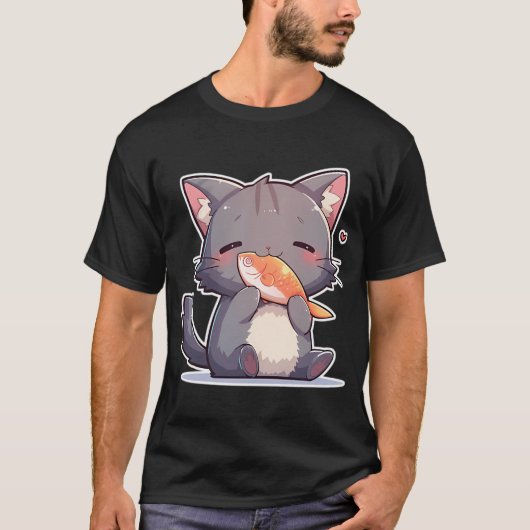 Süße Katze T-Shirt (Vorderseite)