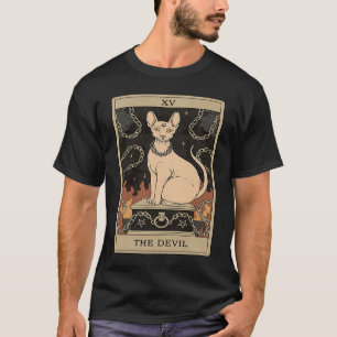 Süße Katze Tarot Die Teufel Katze Für Frauen Kind T-Shirt