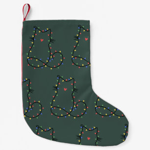 Süße Katze Weihnachten Katzenmutter Lustiges Xmas Kleiner Weihnachtsstrumpf