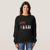 Süße Katze  Weihnachtskatze  Meowy Catmas Xmas Url Sweatshirt (Vorne ganz)