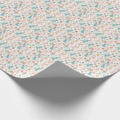 Süße Katzen & Cupcakes Muster - Kawaii Kätzchen Ku Geschenkpapier (Ecke)
