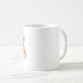 Süße Katzen Fröhliche Kunst Kaffeetasse (VorderseiteRechts)