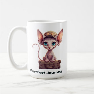 Süße Katzen-Gepäckanhänger-Geschenk für Katzenlieb Kaffeetasse