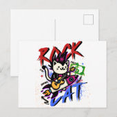 Süße Katzen-Geschenk Postkarte (Vorne/Hinten)