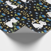 Süße Katzen Geschenkpapier (Ecke)