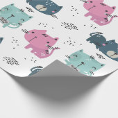 Süße Katzen Geschenkpapier (Ecke)