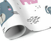 Süße Katzen Geschenkpapier (Rolleneckpunkt)
