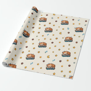 Süße Katzen-Geschenkverpackung mit Kawaii-Katzenmu Geschenkpapier