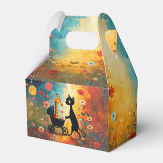 Süße Katzen-Giraffen-Geschenkbox Geschenkschachtel